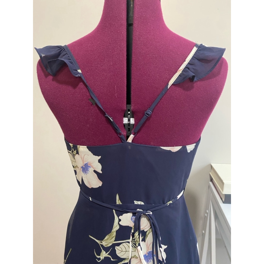 Lulu’s Floral Wrap Dress XS - Picture 4 of 5
